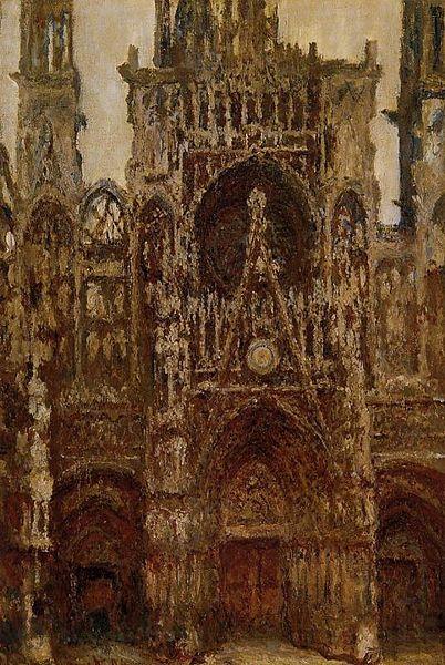 Claude Monet La cathedrale de Rouen Spain oil painting art